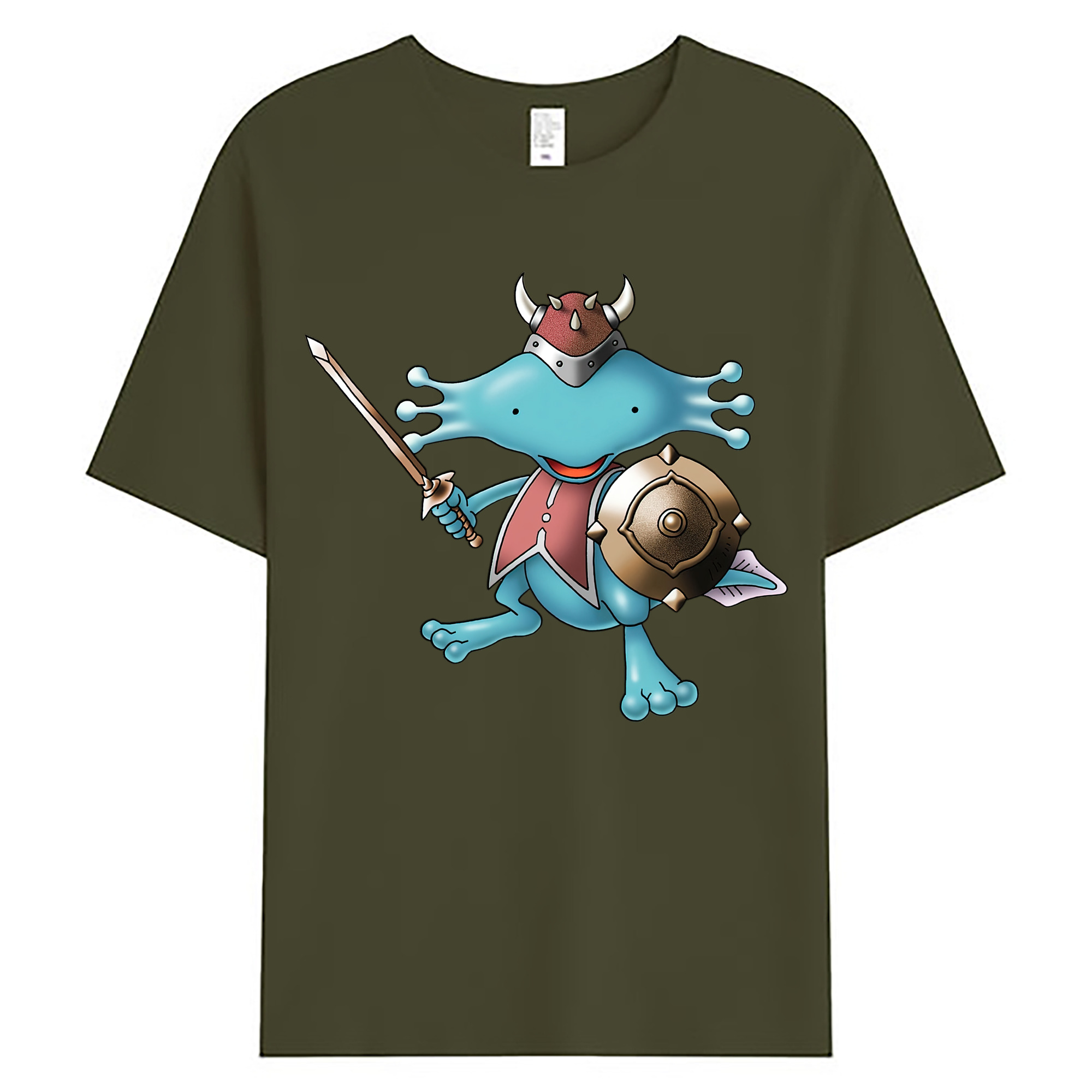 （画像用） ドラゴンクエスト Doragon Kuesuto Dragon Quest 綿100％ メンズ半袖Tシャツ｜肌触りやわらか＆通気性